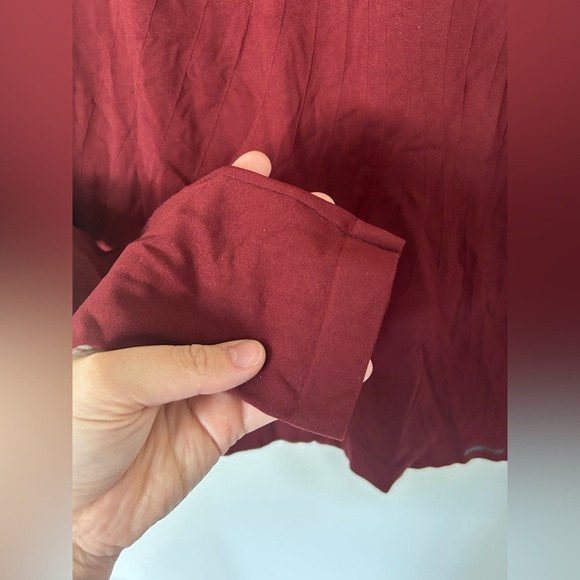 Patagonia Women's Crewneck Long Sleeve Shirt in Maroon Size Medium - Picture 5 of 8